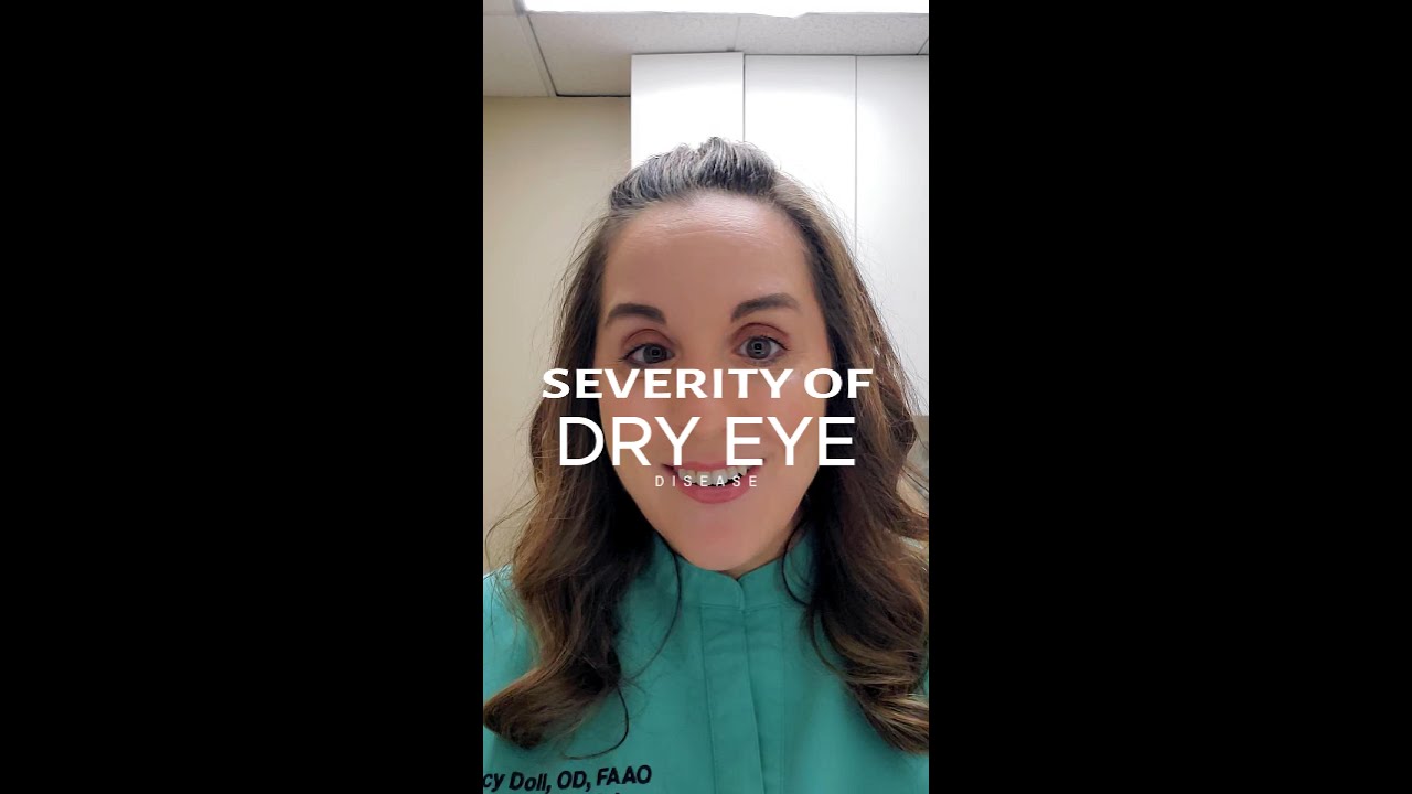 Dr. Tracy Doll discussing dry eye disease severity